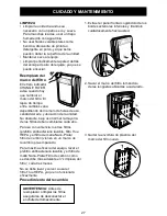 Предварительный просмотр 28 страницы Winix PlasmaWave WAC-9000 Operator'S Manual