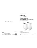 Preview for 1 page of Winix PlasmaWave WACU300 Use & Care Manual