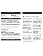 Preview for 2 page of Winix WDH 751 Operator'S Manual