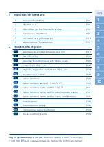 Предварительный просмотр 3 страницы Winkhaus blueMatic EAV Installation, Operating And Maintenance Instructions