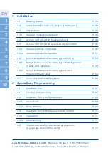 Предварительный просмотр 4 страницы Winkhaus blueMatic EAV Installation, Operating And Maintenance Instructions