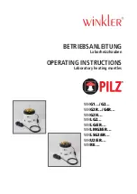 Preview for 1 page of winkler PILZ WHG1 Series Operating Instructions Manual