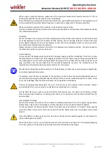 Preview for 4 page of winkler WOCP Operating Instructions Manual