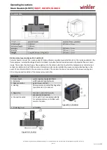 Preview for 11 page of winkler WOCP Operating Instructions Manual