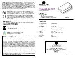 Preview for 4 page of Winland Electronics HUMID-ALERT HA-III+ Quick Start Manual