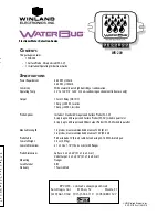 Winland Electronics WaterBug WB-200 Operating Instruction Manual preview