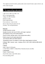 Preview for 4 page of Winlite COB200W 2in1 WW+CW led Par Light User Manual