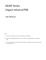 Winmate E430T Series User Manual preview