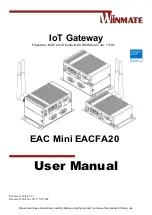 Winmate EAC Mini EACFA20 User Manual preview