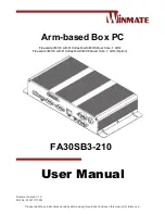 Preview for 1 page of Winmate FA30SB3-210 User Manual