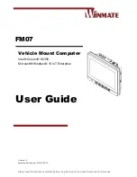 Winmate FM07 User Manual preview