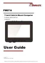 Winmate FM07A User Manual preview