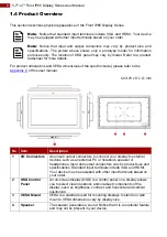 Предварительный просмотр 8 страницы Winmate Front IP65 Display Series User Manual