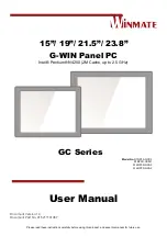 Winmate GC Series User Manual preview