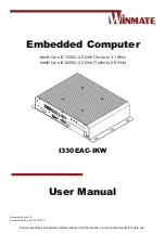 Winmate I330EAC-IKW User Manual preview