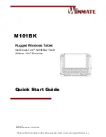 Preview for 1 page of Winmate M101BK Quick Start Manual