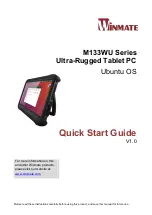 Preview for 1 page of Winmate M133WU Series Quick Start Manual