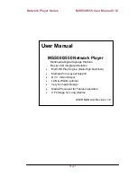 Winmate MSS500 User Manual preview