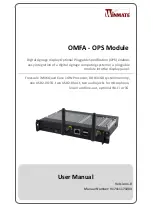 Winmate OMFA User Manual preview