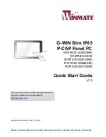 Winmate R12FA3S-GSM2 Quick Start Manual preview