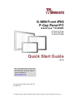 Preview for 1 page of Winmate R12IH3S-GCM2(HB) Quick Start Manual