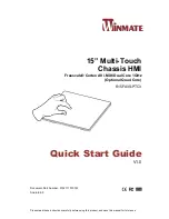 Preview for 1 page of Winmate R15FA3S-PTC3 Quick Start Manual