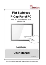 Preview for 1 page of Winmate R15IH3S-SPC369 User Manual