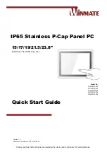 Preview for 1 page of Winmate R15IK3S-SPC3 Quick Start Manual