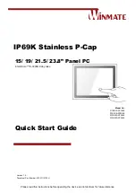 Winmate R15IK3S-SPC369 Quick Start Manual preview