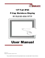 Winmate R15L600-65A1FTP User Manual предпросмотр