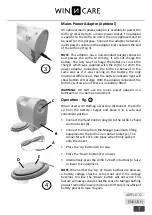 Preview for 7 page of Winncare Mangar AIRFLO 12 User Instructions