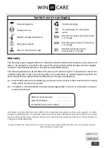 Preview for 11 page of Winncare Mangar AIRFLO 12 User Instructions