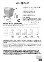 Предварительный просмотр 15 страницы Winncare Mangar AIRFLO 12 User Instructions