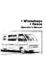 Winnebago 1984 Itasca Operator'S Manual preview