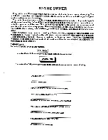 Предварительный просмотр 2 страницы Winnebago 1984 Itasca Operator'S Manual