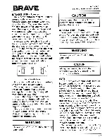 Preview for 25 page of Winnebago 1996 Brave Operator'S Manual