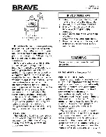 Preview for 51 page of Winnebago 1996 Brave Operator'S Manual