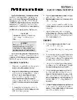 Preview for 13 page of Winnebago 1998 Minnie Operator'S Manual