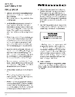 Preview for 14 page of Winnebago 1998 Minnie Operator'S Manual