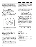 Preview for 72 page of Winnebago 1998 Minnie Operator'S Manual