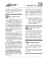 Preview for 7 page of Winnebago 2001 Spirit Owner'S Manual