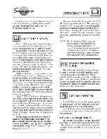 Preview for 9 page of Winnebago 2002 Sunova Operator'S Manual