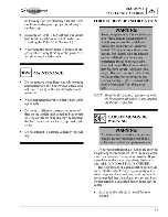 Preview for 19 page of Winnebago 2002 Sunova Operator'S Manual