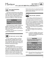 Preview for 51 page of Winnebago 2003 Horizon Operator'S Manual