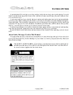 Preview for 1 page of Winnebago 2004 Chalet Owner'S Manual