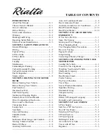 Preview for 17 page of Winnebago 2005 Rialta Owner'S Manual