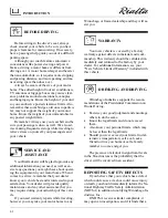 Preview for 20 page of Winnebago 2005 Rialta Owner'S Manual