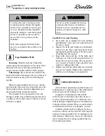 Preview for 38 page of Winnebago 2005 Rialta Owner'S Manual