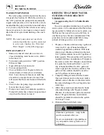 Preview for 72 page of Winnebago 2005 Rialta Owner'S Manual