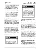 Preview for 101 page of Winnebago 2005 Rialta Owner'S Manual